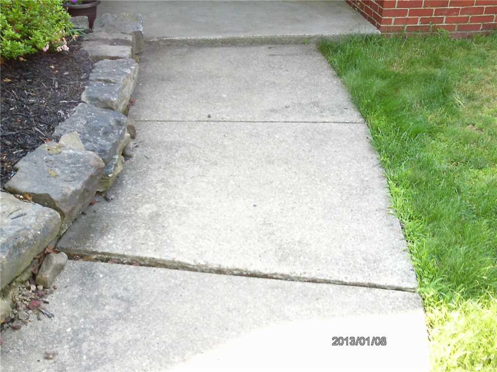 Concrete Lifting and Leveling Uneven Concrete in Beaver PA Close Up