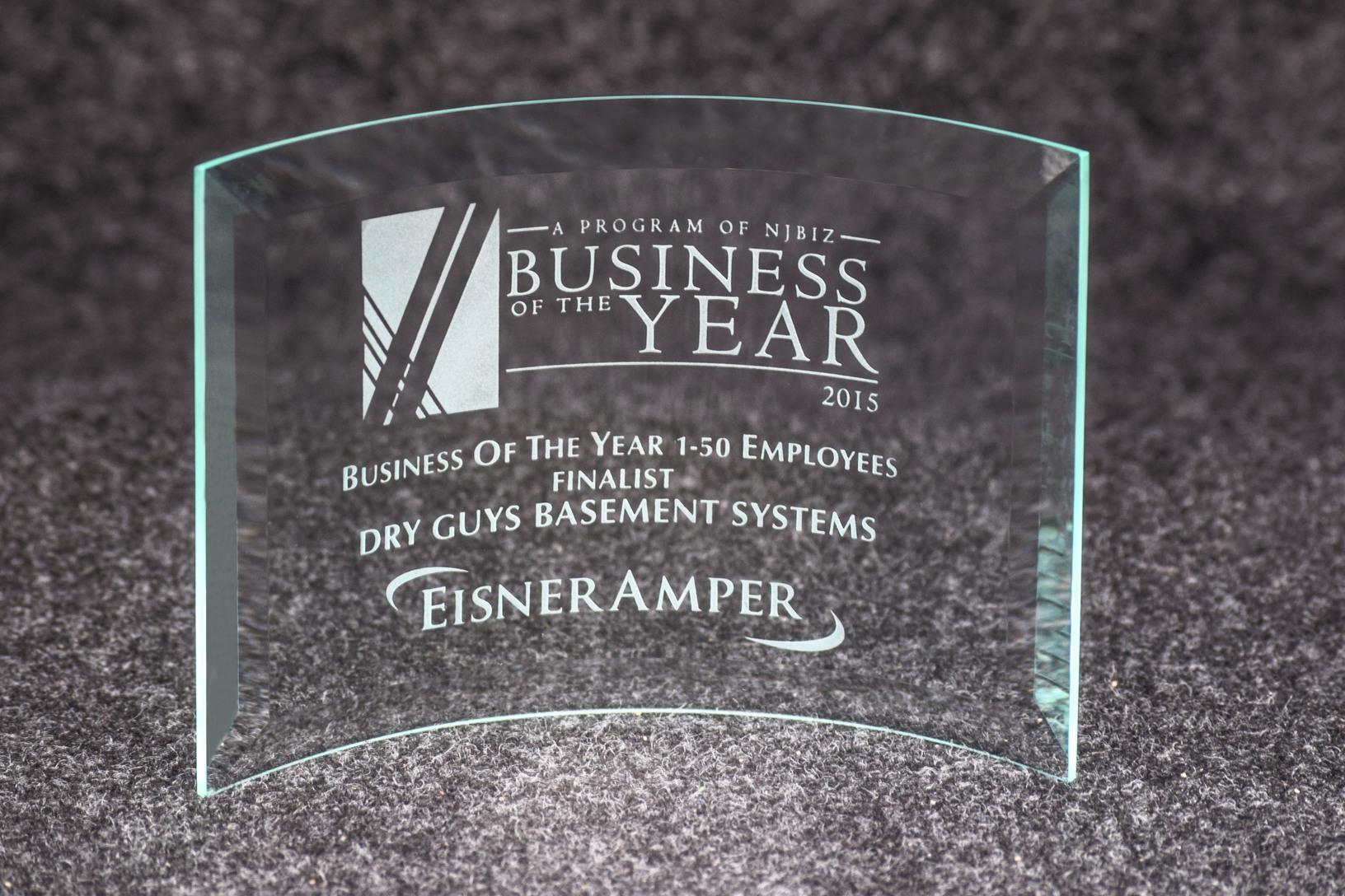 Best of New Jersey Award Presented by The Business of the Year