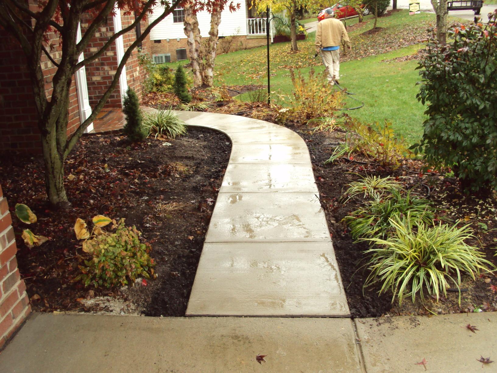 Concrete Projects Curved Sidewalk