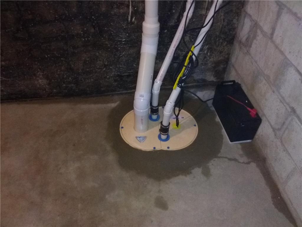 Basement Waterproofing Sump Pump Protects Princeton, NJ Basement