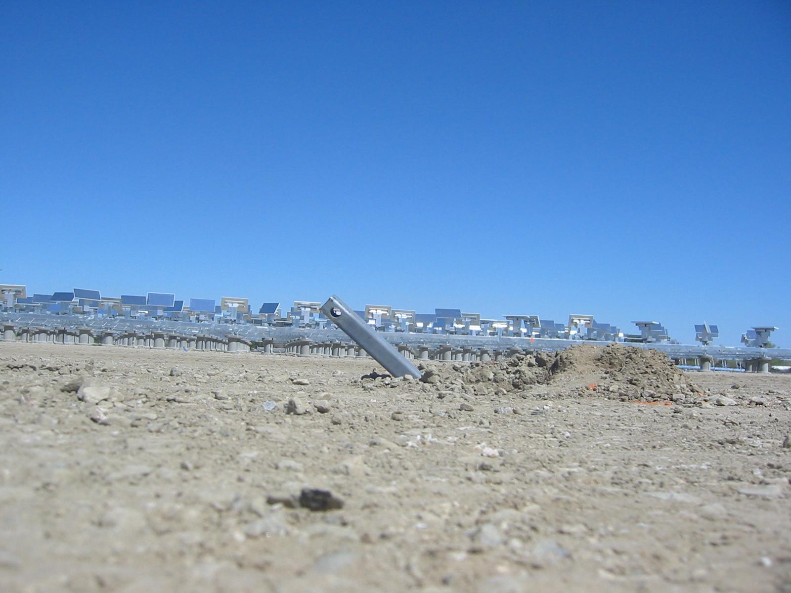 Commercial Foundations Helical Anchor for GuyWire Application