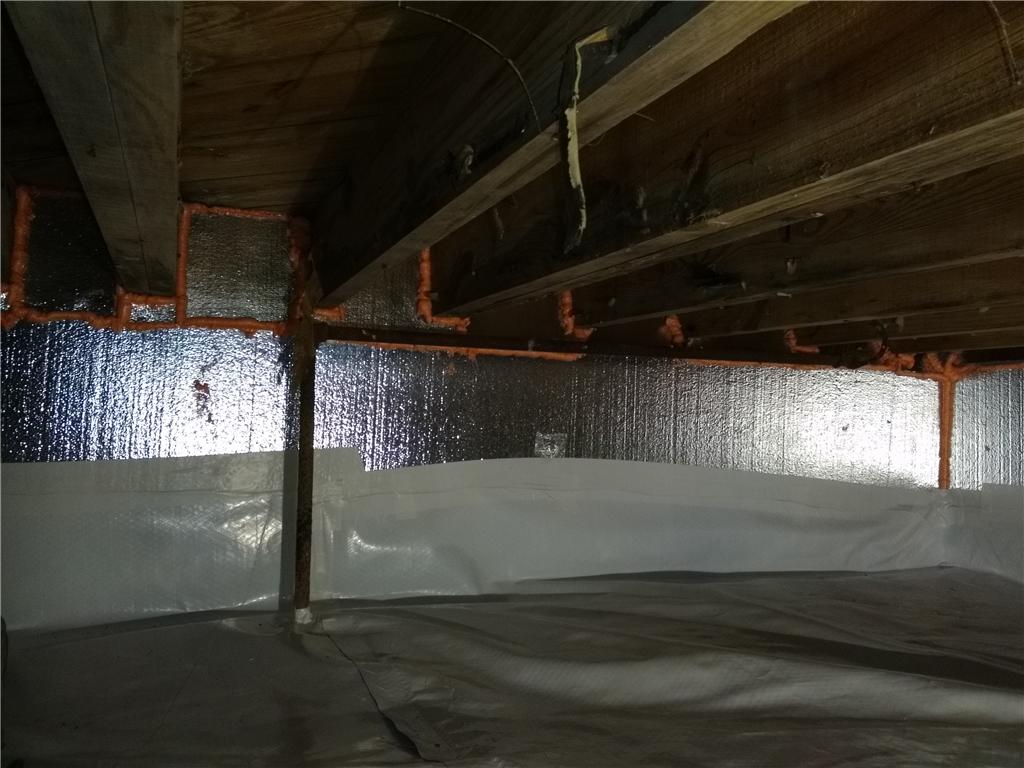 Crawl Space Repair Crawl Space Insulation Removed and Replaced in