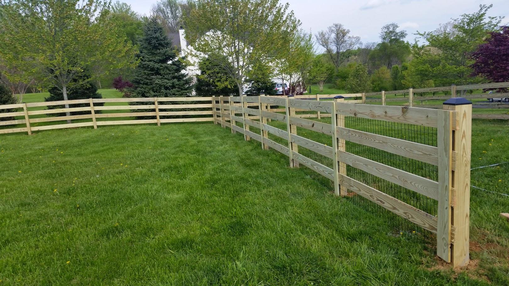 Border Paddock Residential Fencing - Paddock Fence Selections for Purcellville, VA - 4 ...