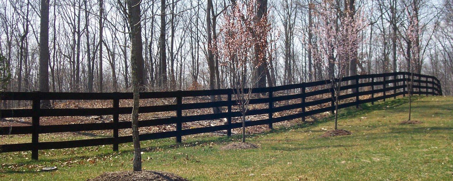 MC Fence And Deck Residential Fencing 4 Board Oak Paddock Fencing