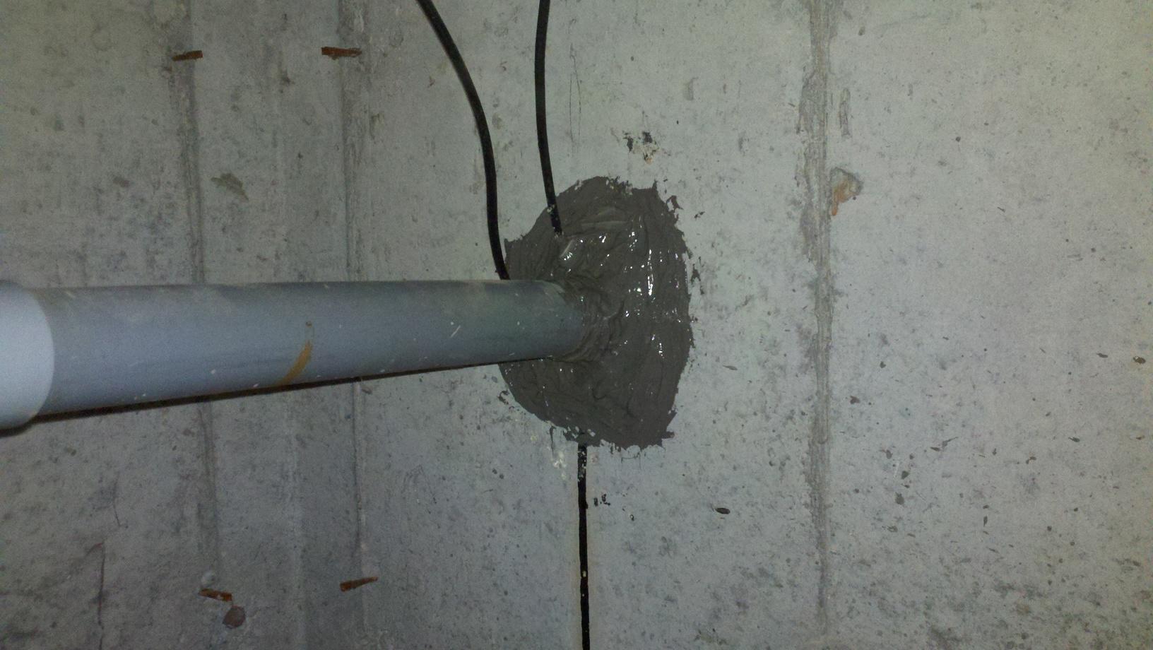 Basement Waterproofing Pipe Leaky pipe