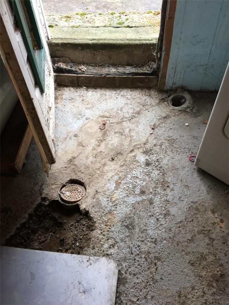 Puddling Water in Basement in Clinton, PA Water Under Door
