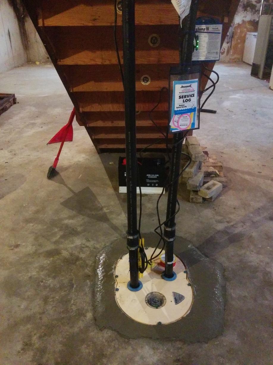 Sump Pump Systems TripleSafe Sump Pump Installation Rosser, MB The