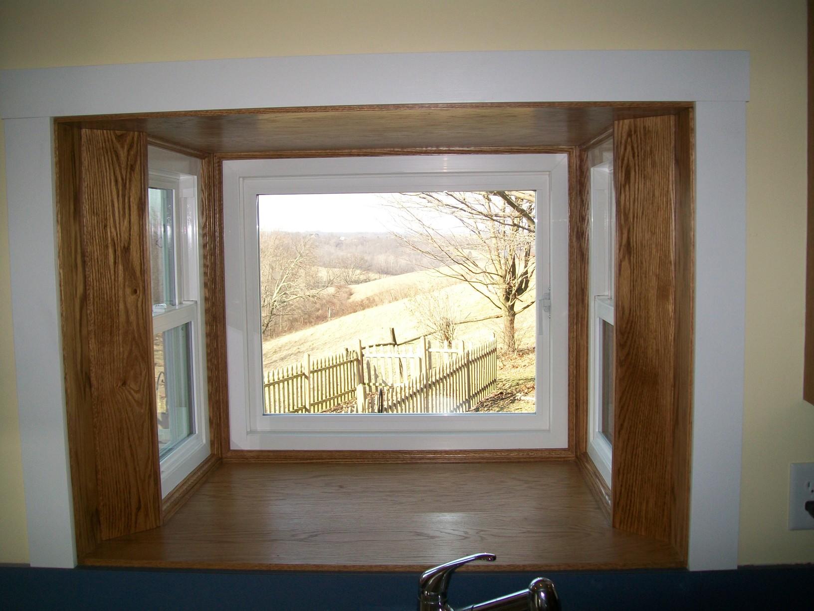Replacement Windows - Box Bay Window Installed In Claysville, PA - Interior view of box bay Replacement Windows - Box Bay Window Installed In Claysville, PA - Interior view of box bay