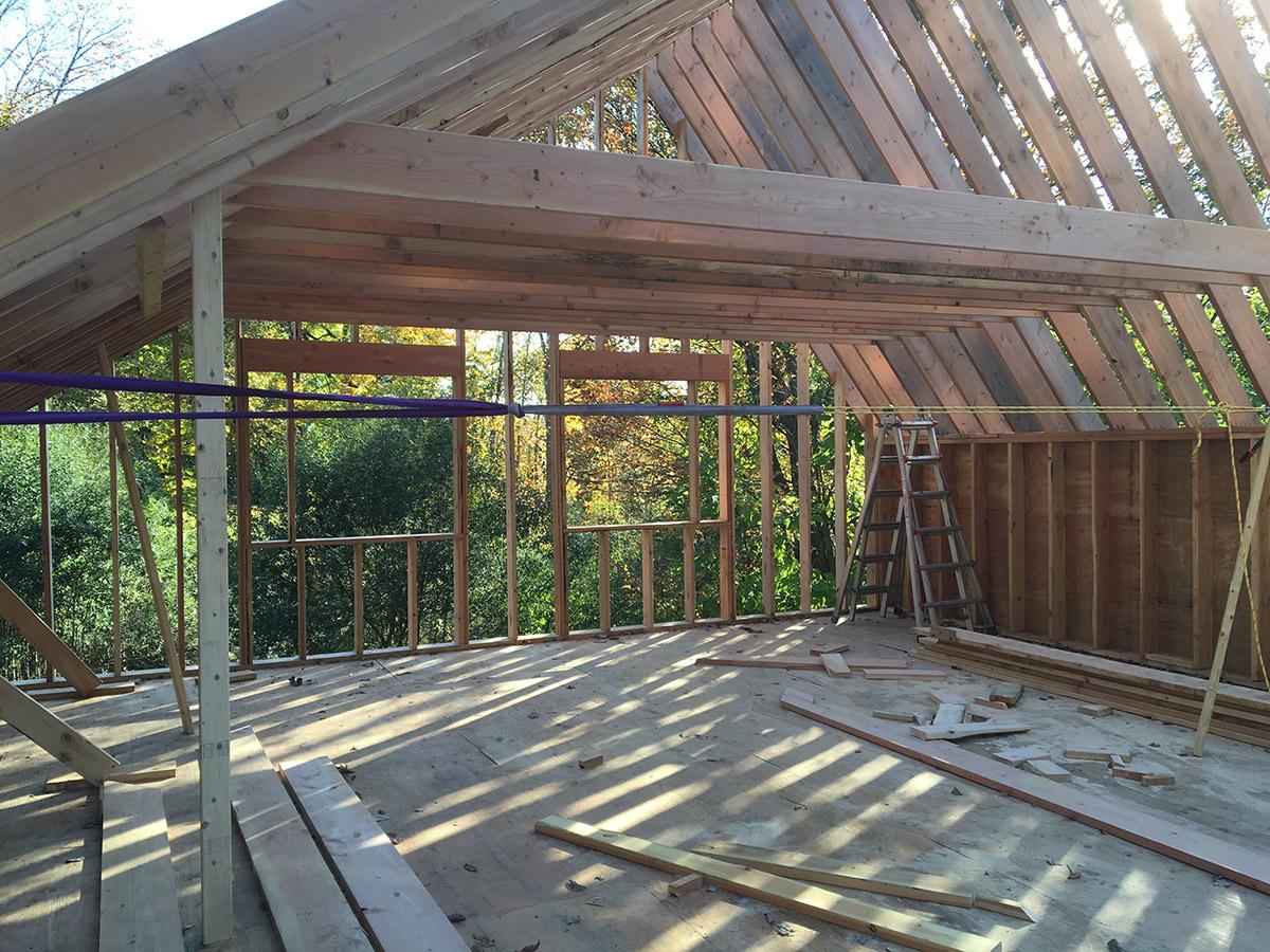 Garage Roof Reconstruction in Brookfield Connecticut Inside Rebuilding Roof