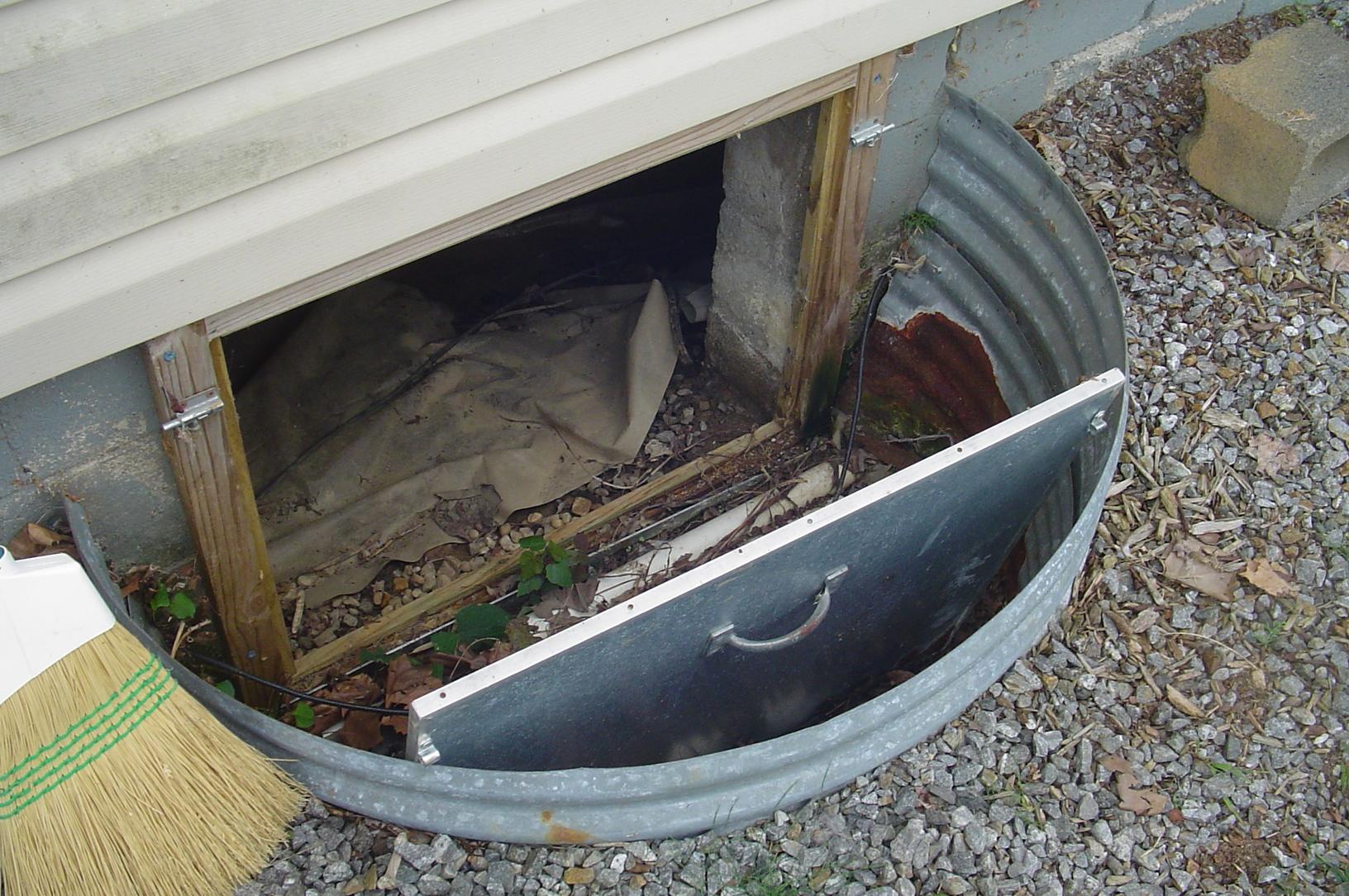 Crawl Space Repair A Crawlspace entrance installation in Crawl Space Repair A Crawlspace entrance installation in