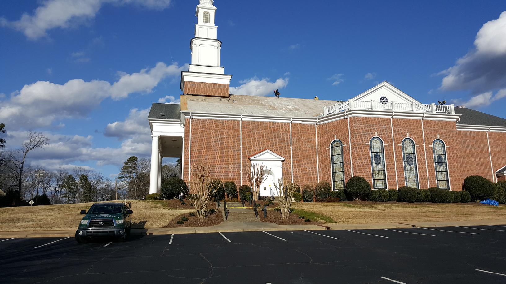 Concord Baptist Church Roof Replacement First Section