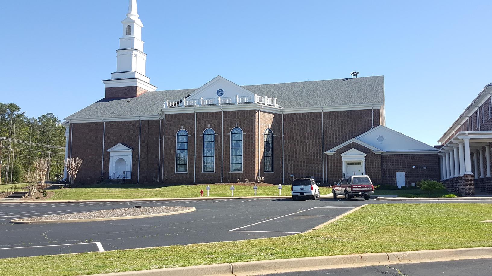 Concord Baptist Church Roof Replacement Second Area Completed