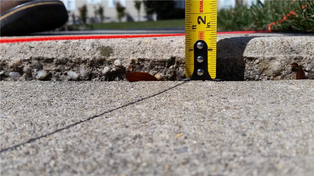 Concrete Lifting and Leveling PolyLevel Walkway in Milton Sunken