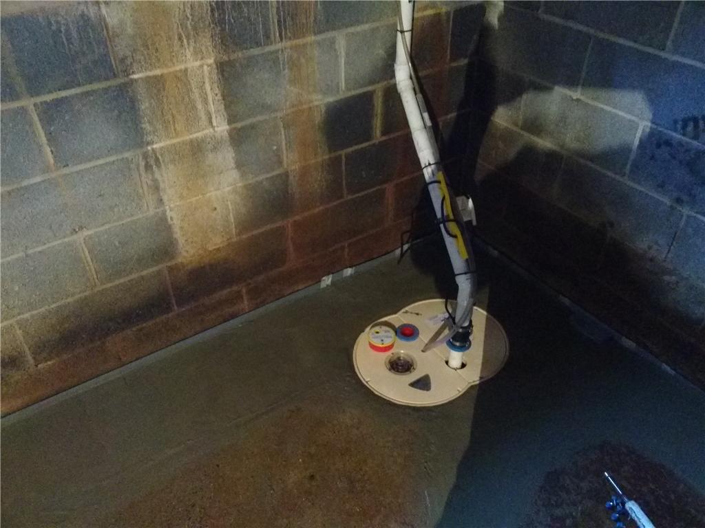 Basement Waterproofing French Drain System Installed in Milltown, NJ