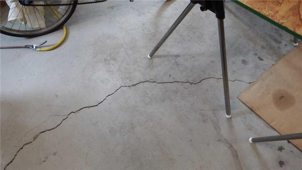 cracked basement