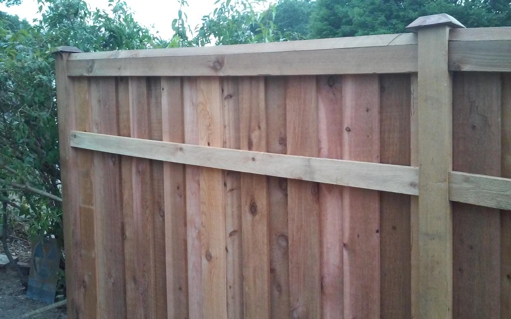 Residential Fencing Cedar Privacy Fence Installation in Darlington