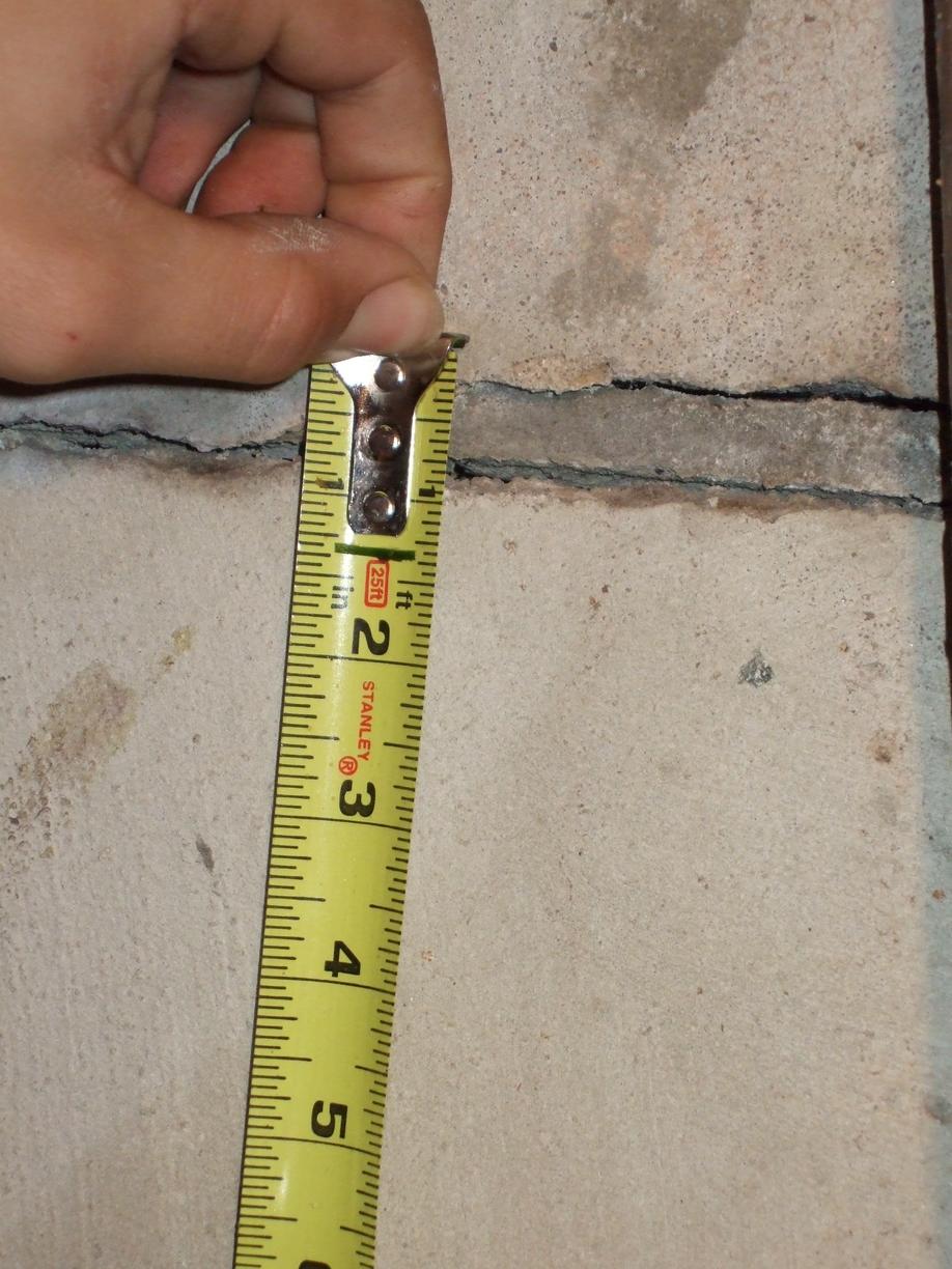 Foundation Repair Bowing Foundation Walls in Salem, NJ Cracked Mortar Joint