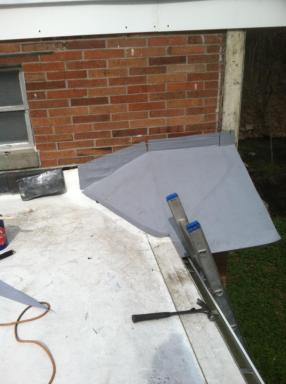 Roofing Services Membrane Cricket To Prevent Window Leaking In Weston Ma Cricket With Full Membrane Layer