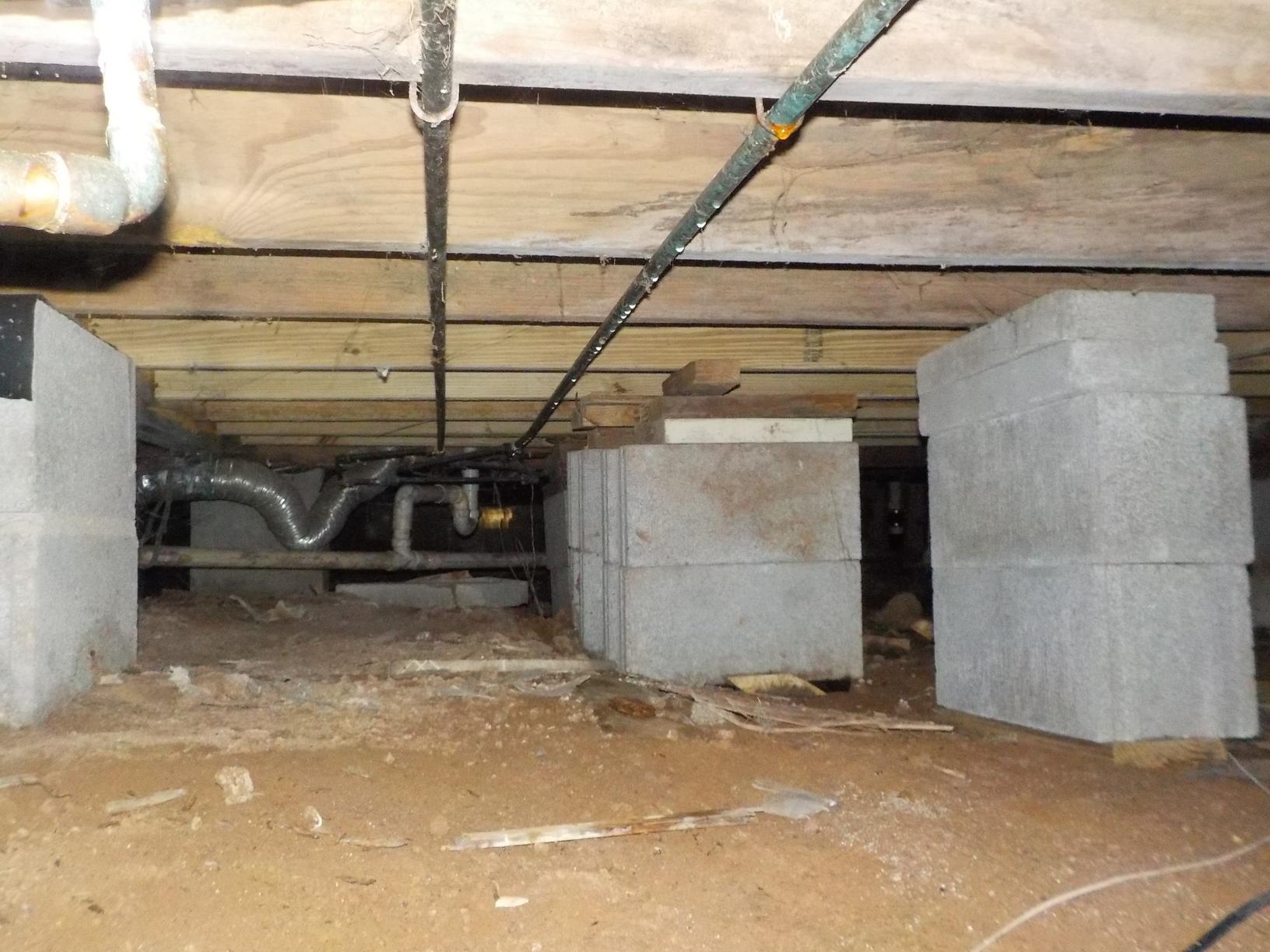 Crawl Space Repair Clean space in Old Hickory, TN! Dirt crawl space