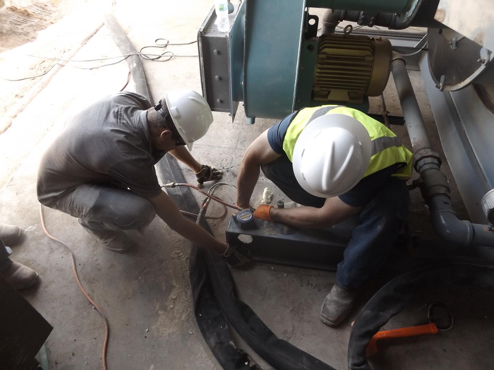 Concrete Repair Void Filling Under a Commercial Slab in Friona, TX