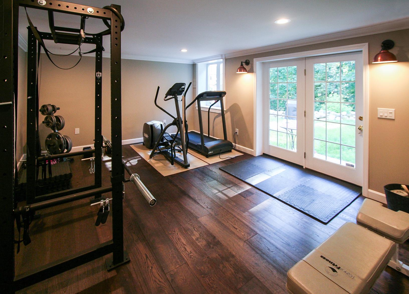 Workout Corner Basement Finishing - A Dream Workout Room - Workout Room