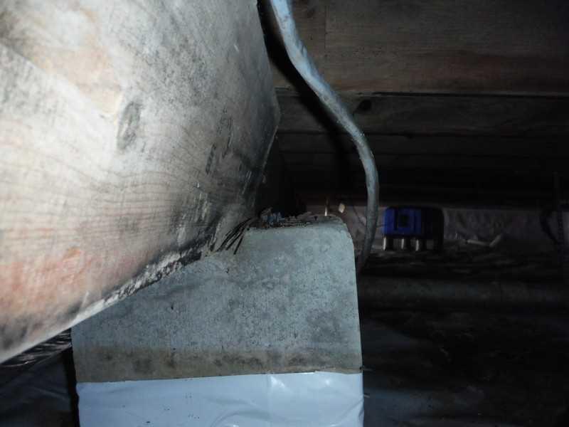 Foundation Repair Saving this Home Tilting