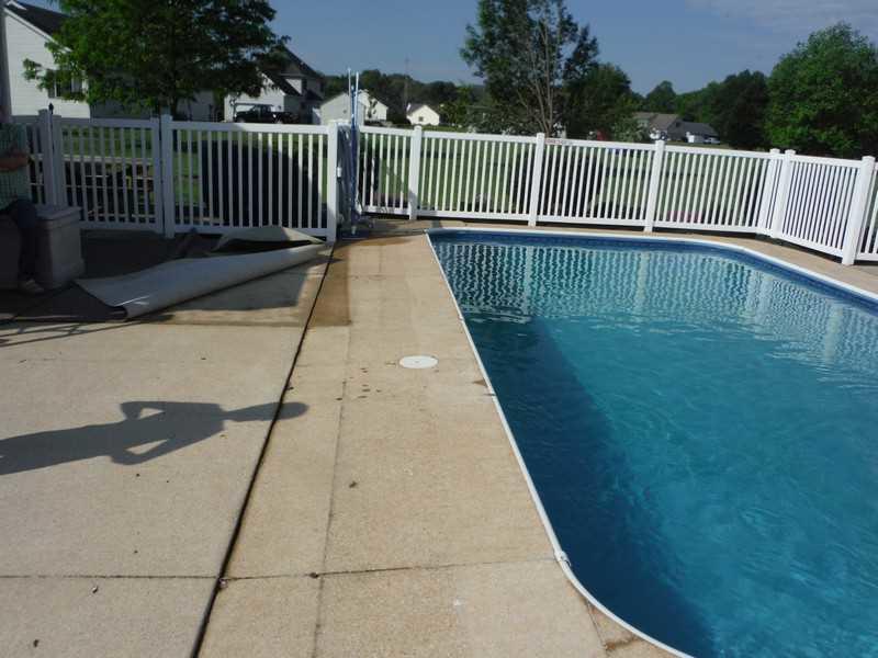 Concrete Lifting and Leveling Pool Deck PolyLevel in Tyaskin, MD