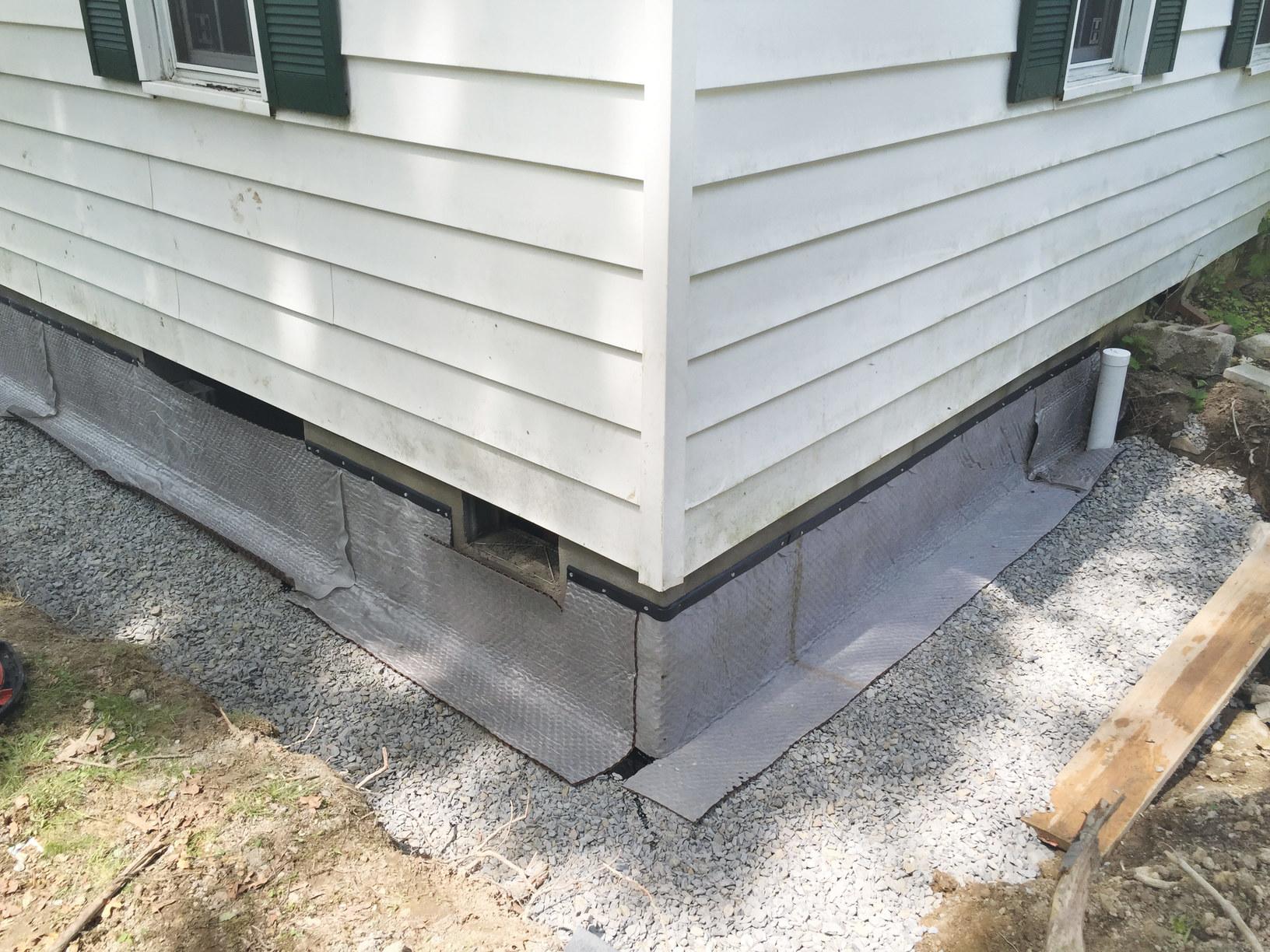 Foundation Repair New Foundation For Gardiner Home Waterproofing