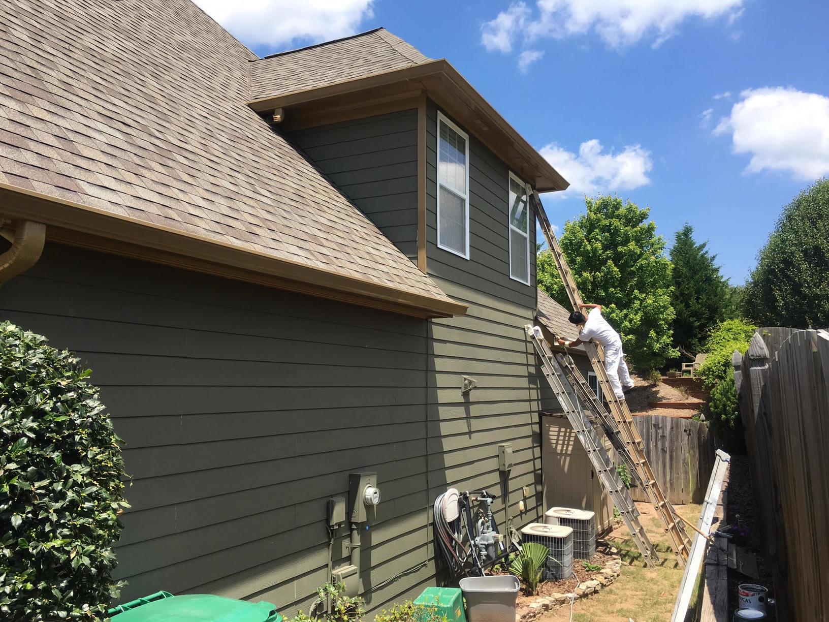 Exterior Painting in Canton Gutter Painting