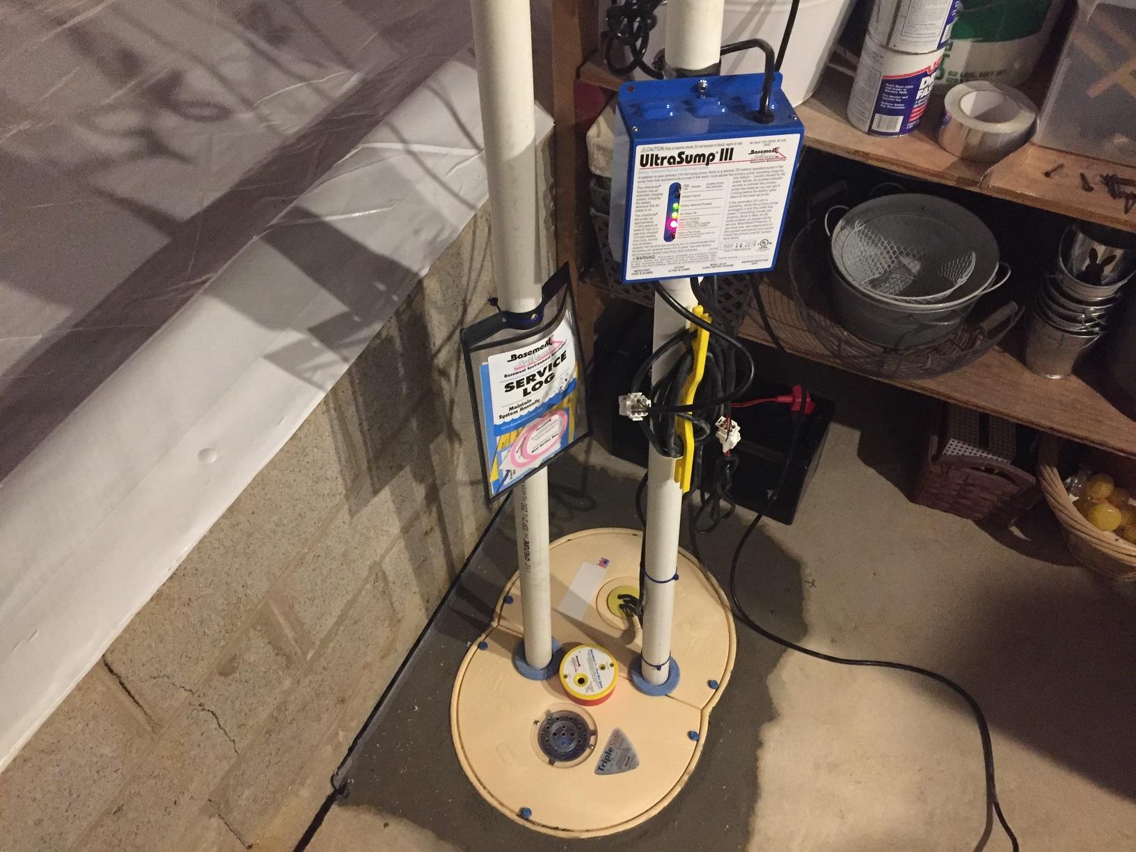 Crawl Spaces Full Crawl Space Encapsulation in Trenton, NJ TripleSafe Sump Pump