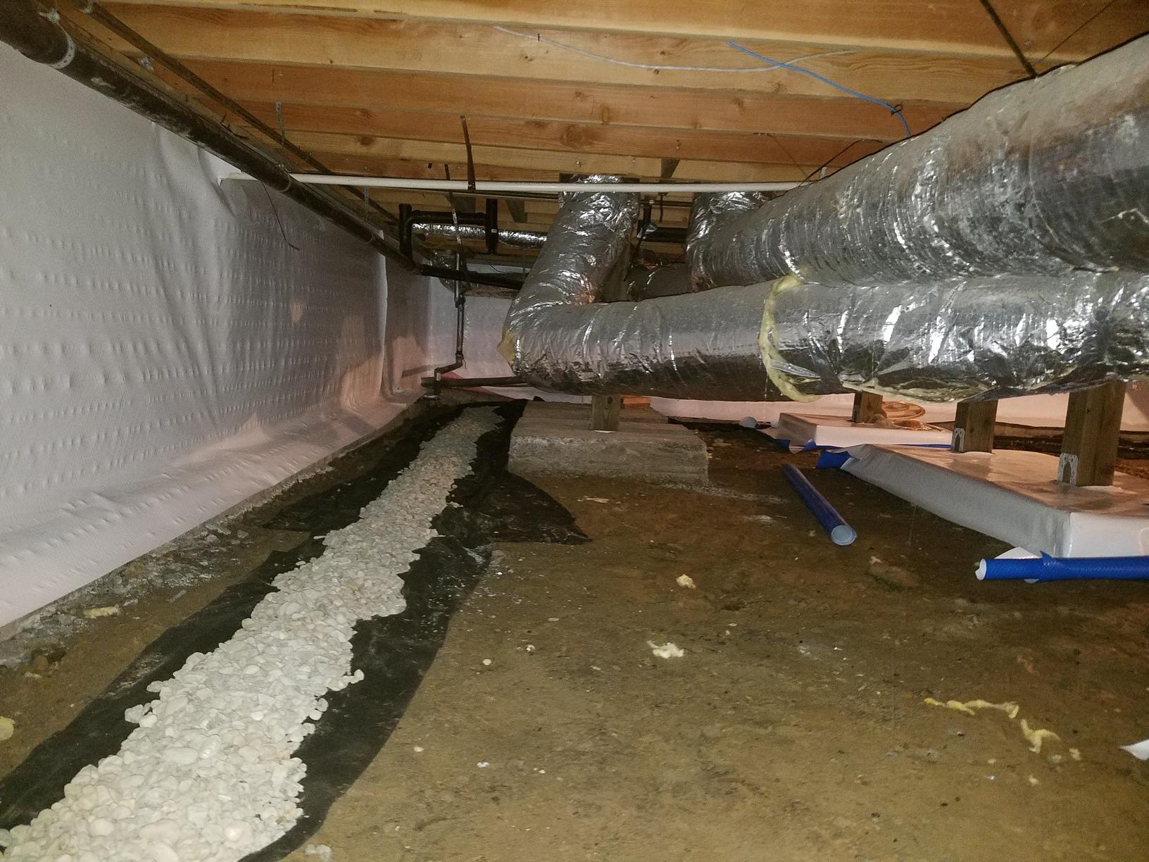 Crawl Space Repair Crawl Space Encapsulation on Lopez Island Crawl