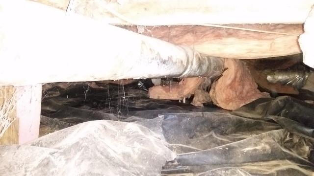 Dirty crawl space