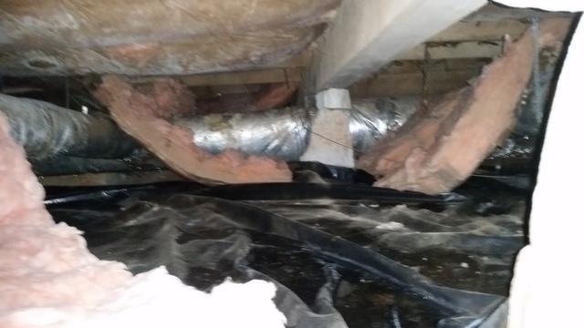 Hanging insulation