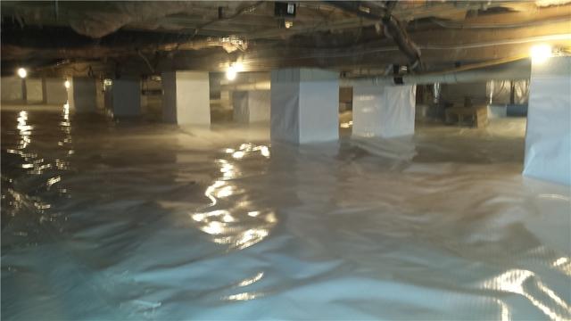 Finished Crawl Space Encapsulation