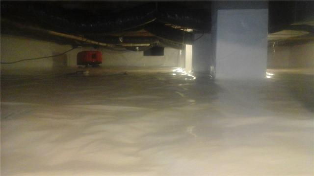 Dehumidifier and Crawl Space