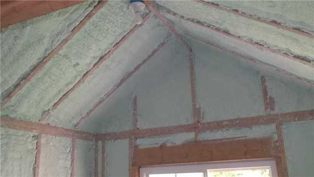 Installed Spray Foam