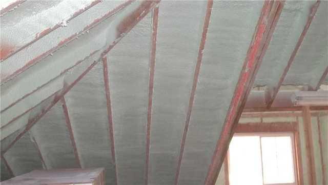 Installed Spray Foam