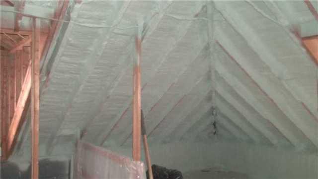 Installed Spray Foam