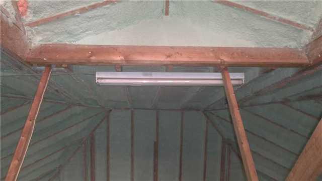 Installed Spray Foam