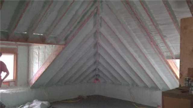 Installed Spray Foam