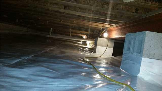 Finished Crawl Space Encapsulation