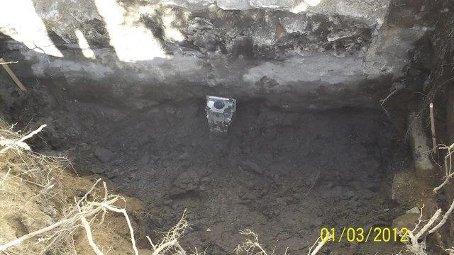 During installation of push piers in Scarsdale, NY