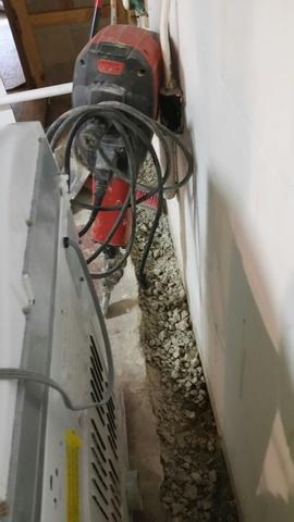 Creating Space for Sub-Floor Drainage System