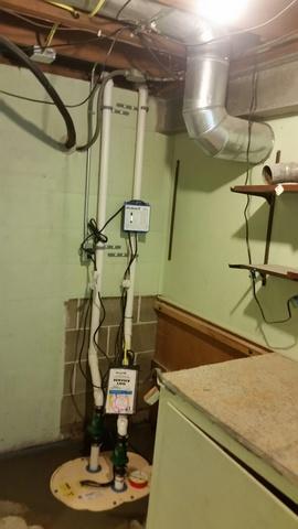 TripleSafe Sump Pump Install