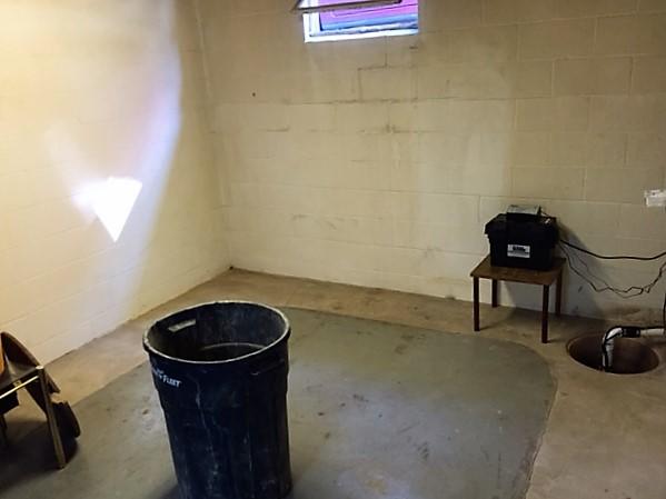 Damp Basement Prior to Install