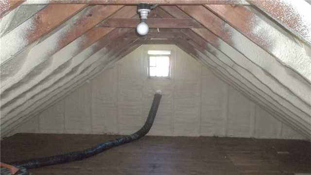 Spray Foam Insulated Attic