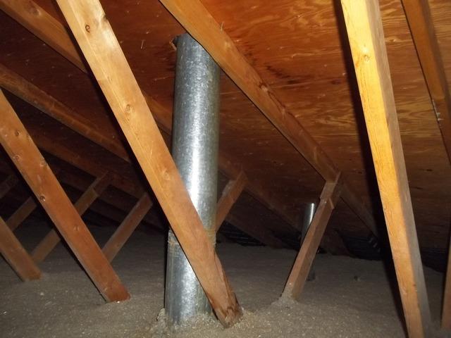 Blown Cellulose In Attic