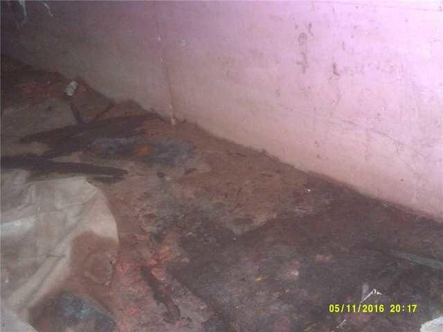 Muck and Debris on Crawl Space Floor