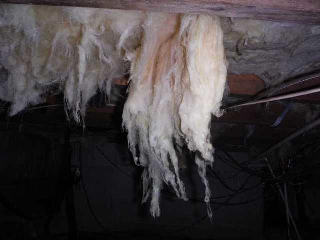 Falling Insulation In The Crawl Space