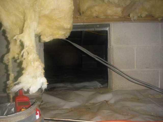 Crawl Space Mess